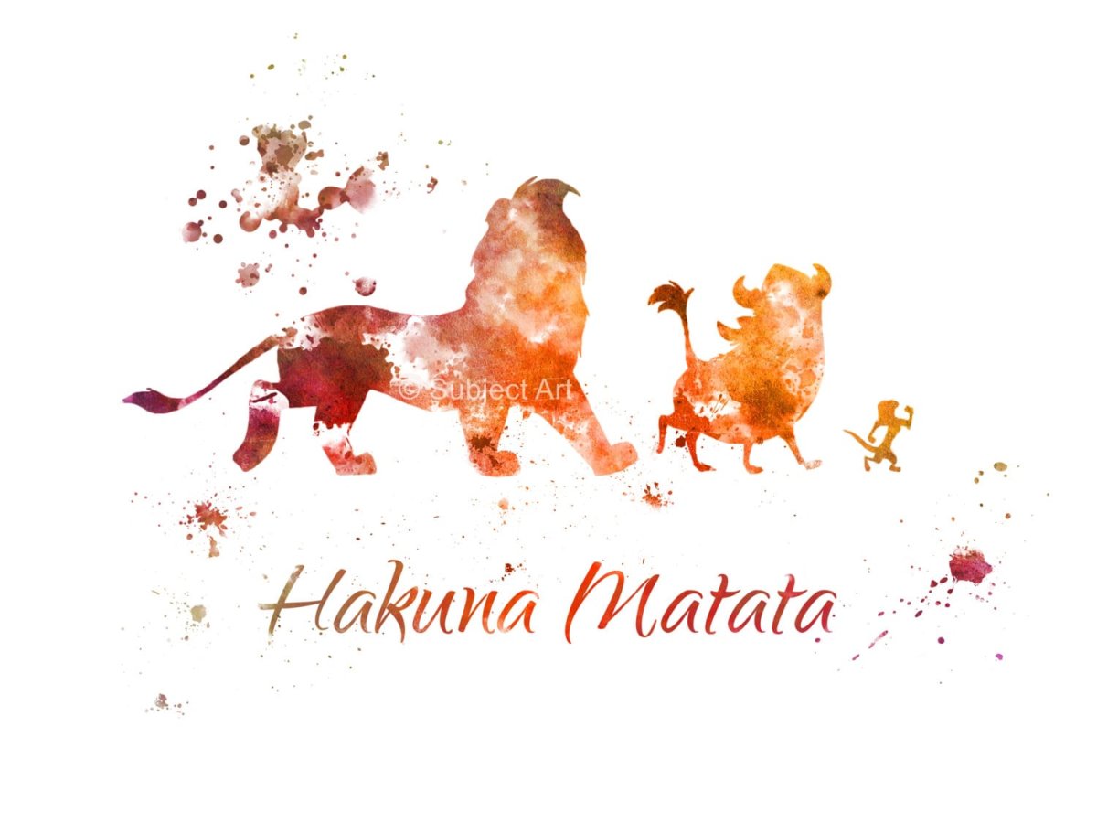 Hakuna Matata рисунок