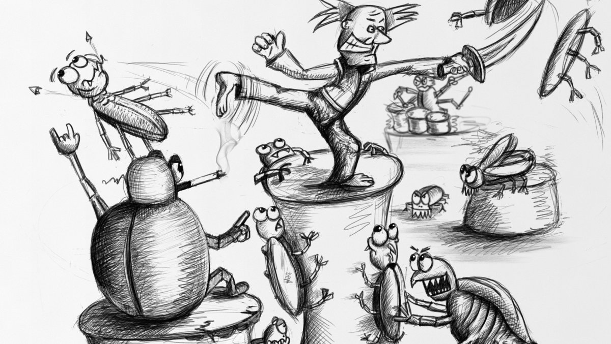 Мак карты тараканы в голове