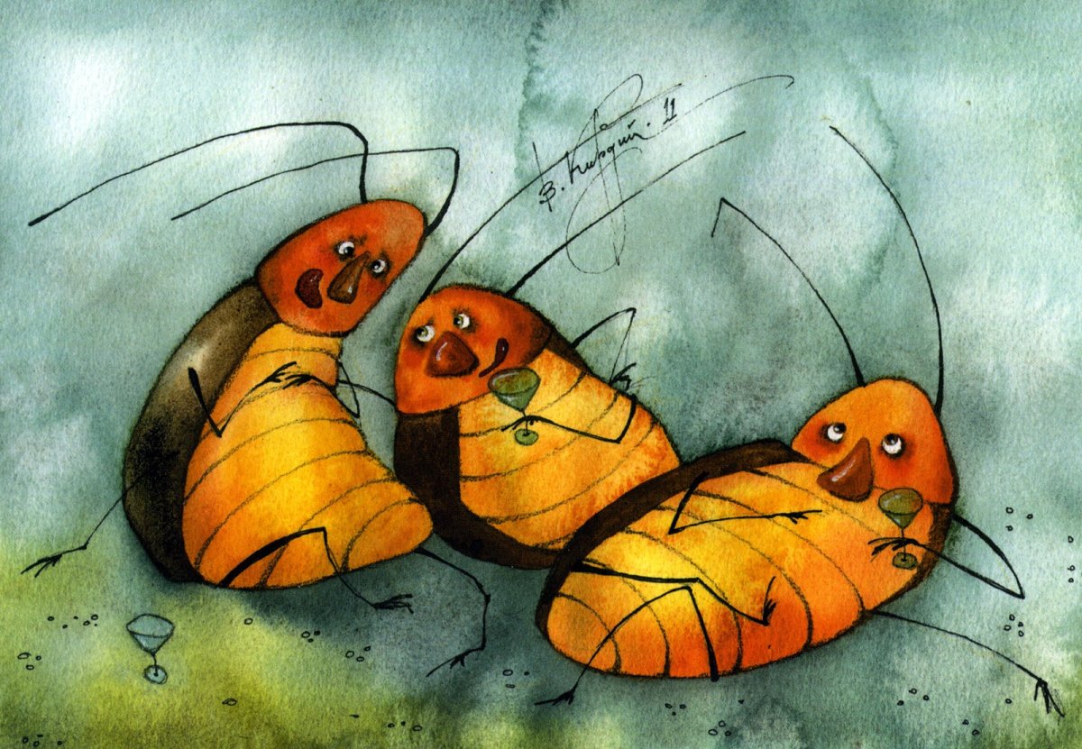 Таракан прикольный