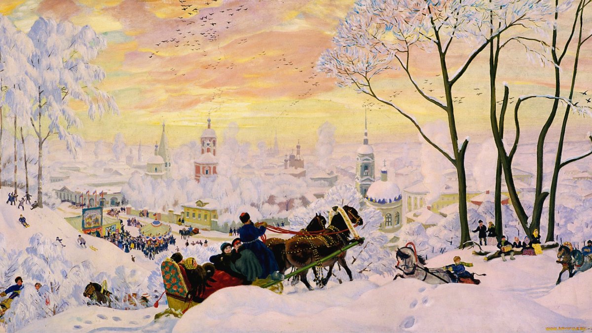 Картинная галерея Константина Федоровича Юона конец зимы