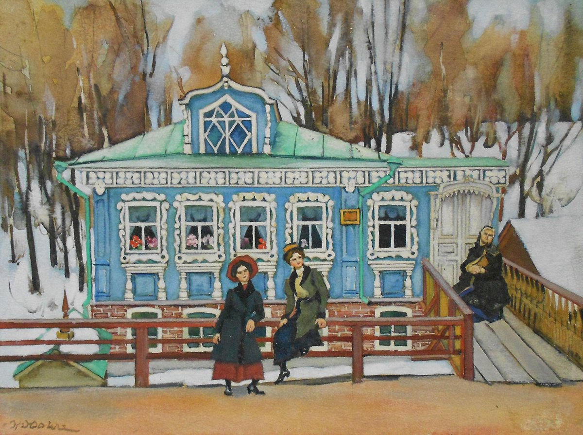 «Мартовское солнце», 1915, ГТГ Юон