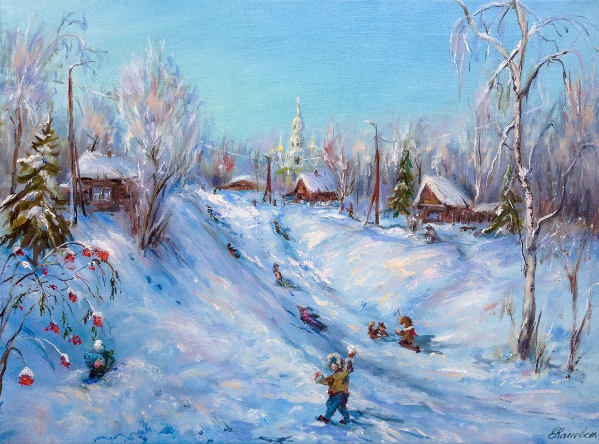 Константин Юон волшебница зима