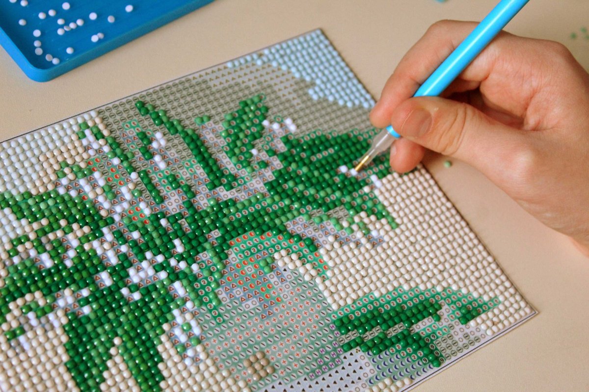 Бисер для алмазной мозаики