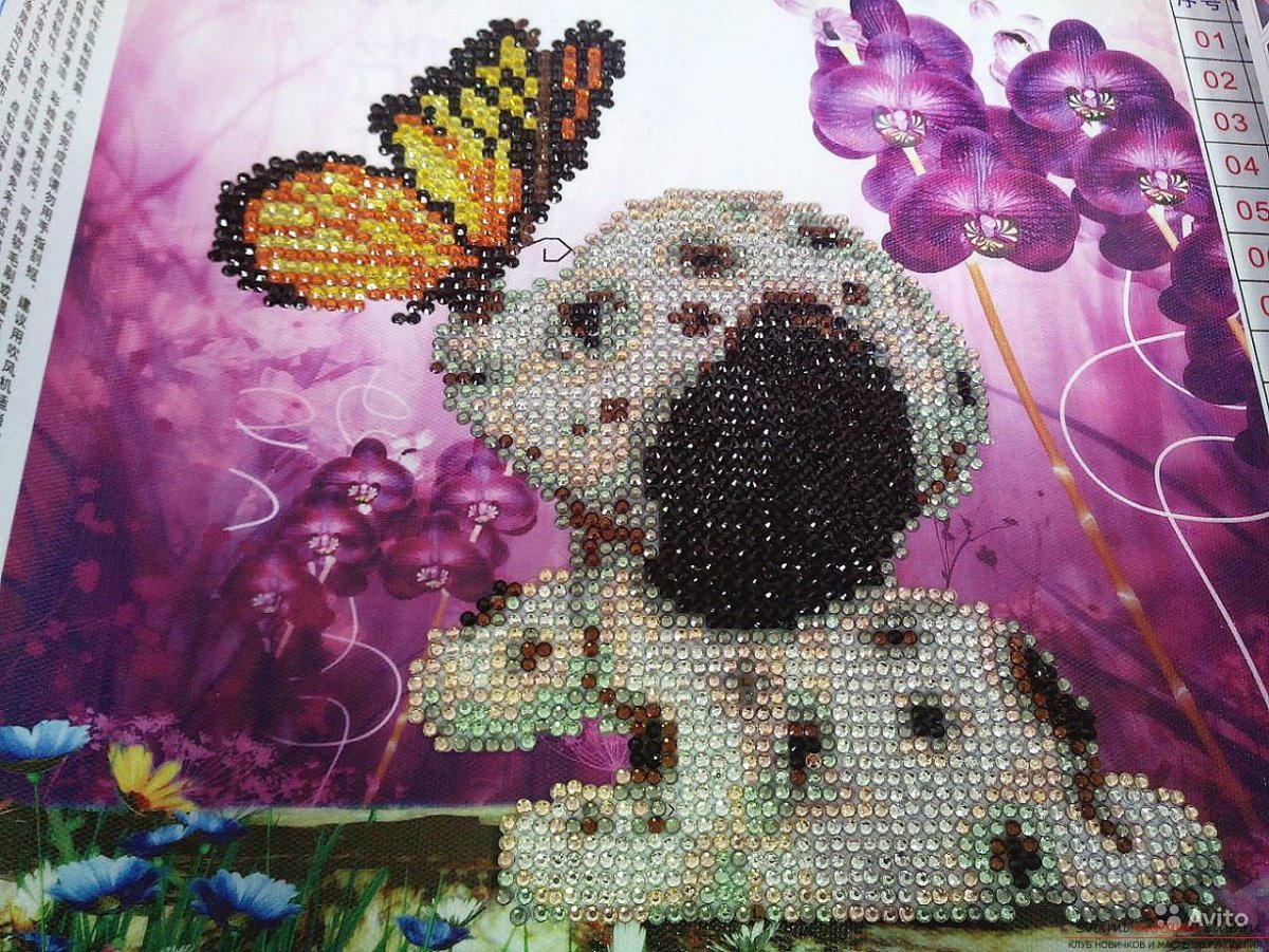 Мозаика из страз алмазная