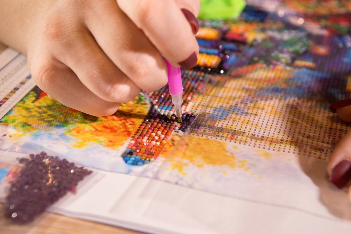 Алмазная картина процесс