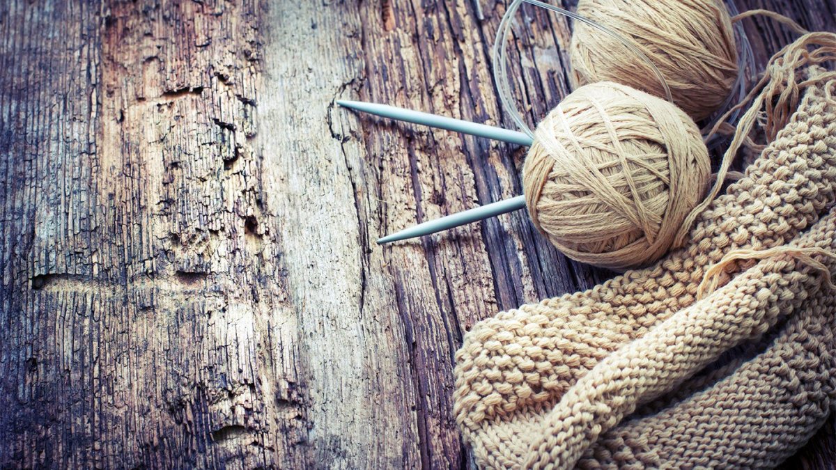 Фотофон для вязаных вещей