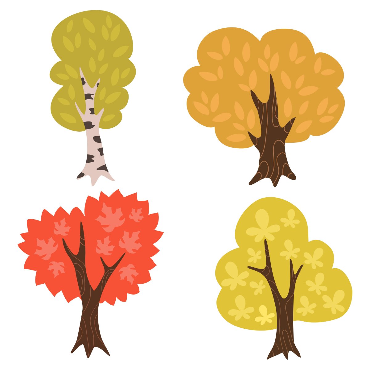 Трафарет "дерево"