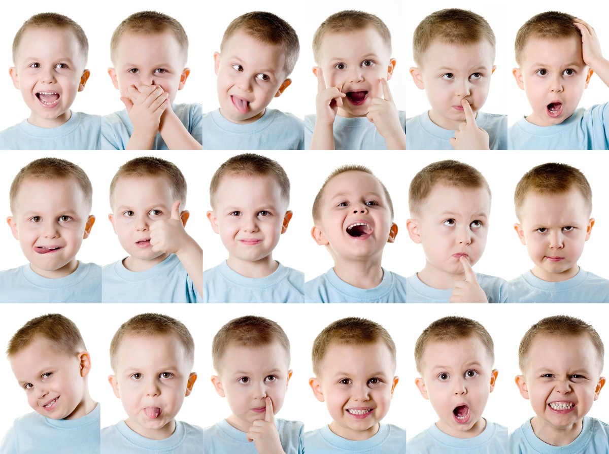 Разные эмоции человека