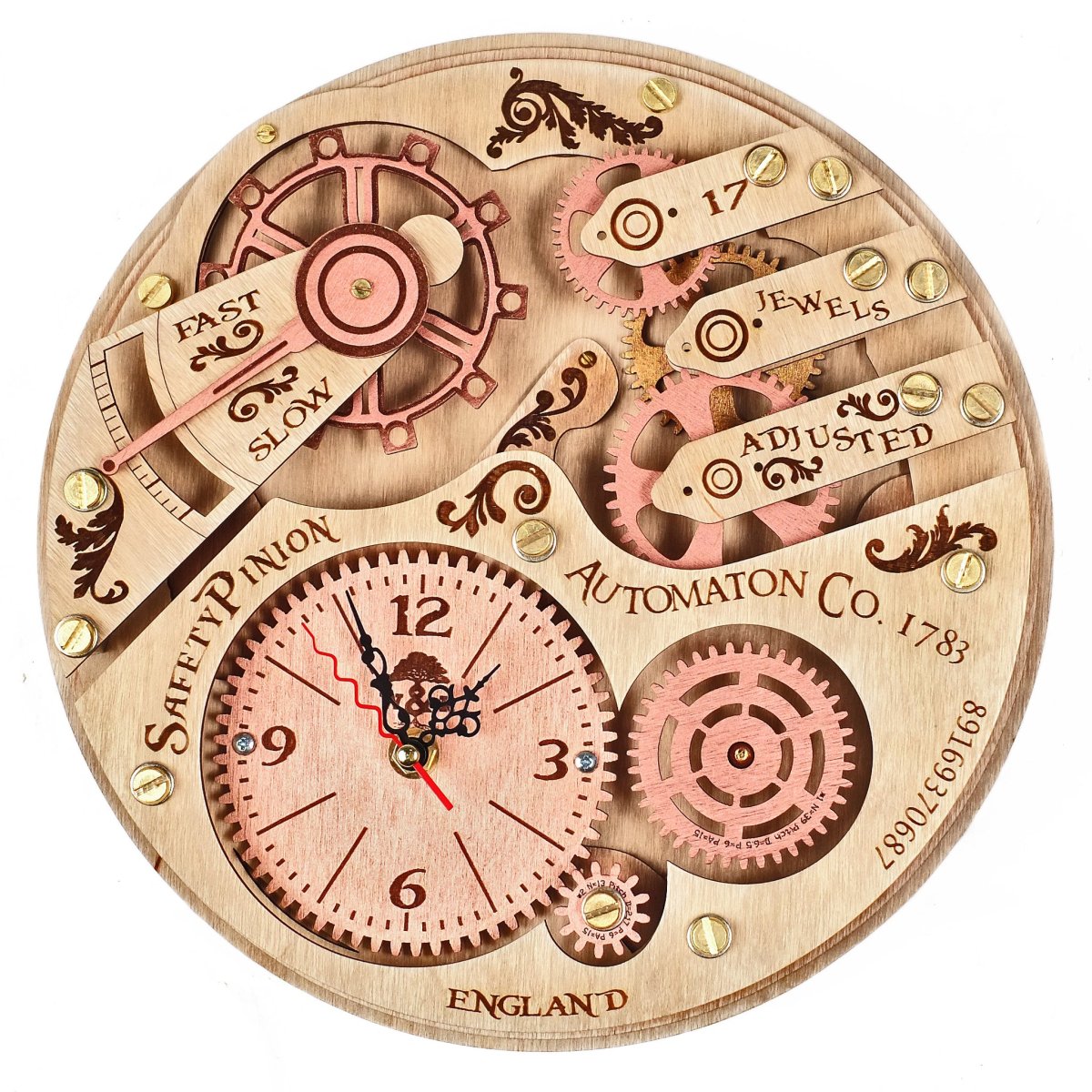 Часы в стиле стимпанк настенные