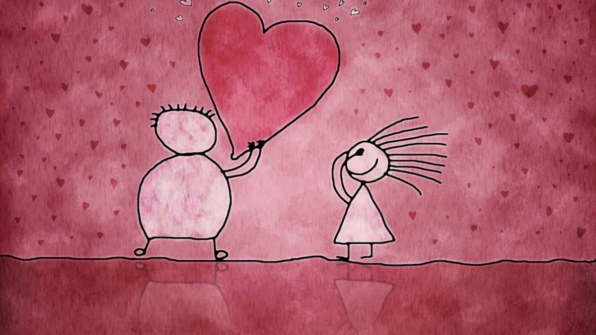 Романтические рисунки