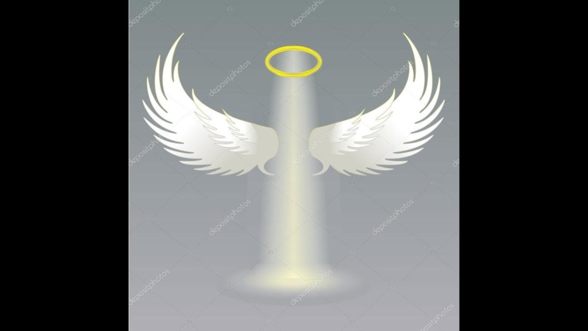 Крылья и нимб ангела