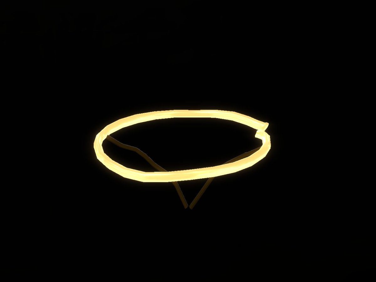 Ангел с нимбом