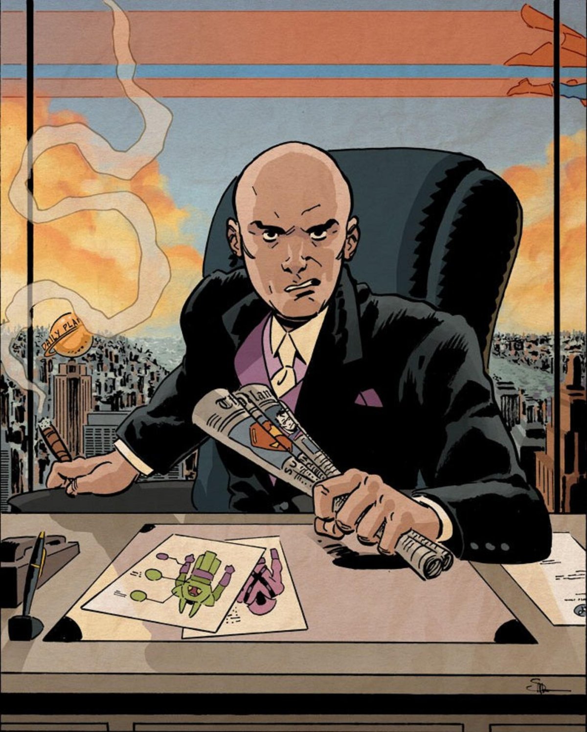 Раскраска Лекс и плу космические таксисты нецветная