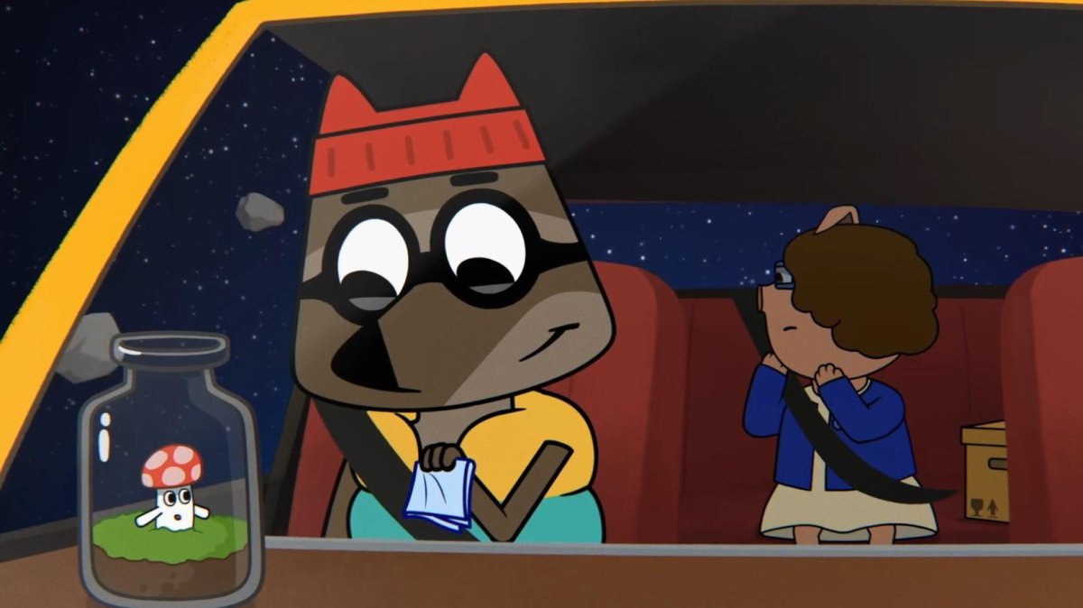 Сотня Лев и енот арт