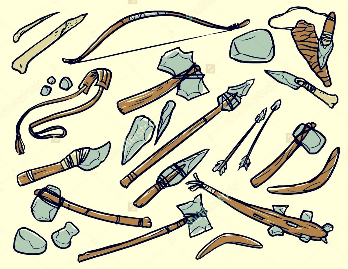Древние оружие каменного века
