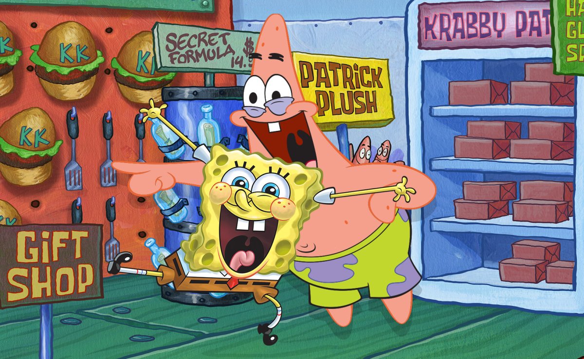 Патрик ковбой Спанч Боб