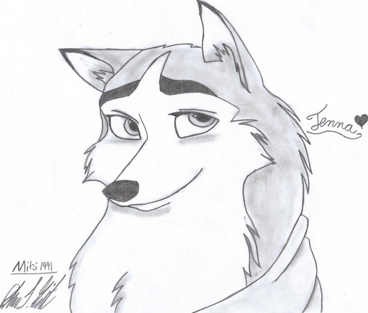 Балто для срисовки