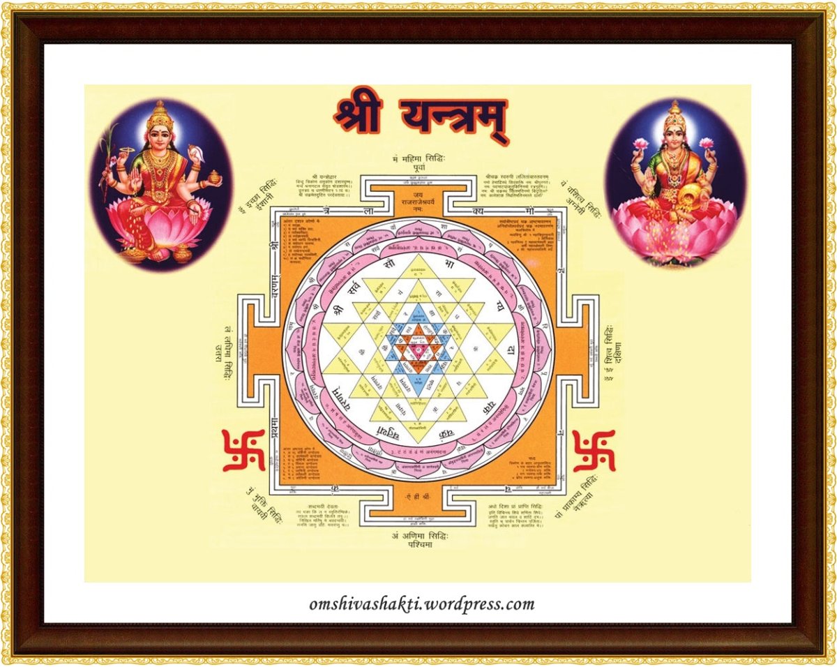 Лакшми Шри Янтра символ