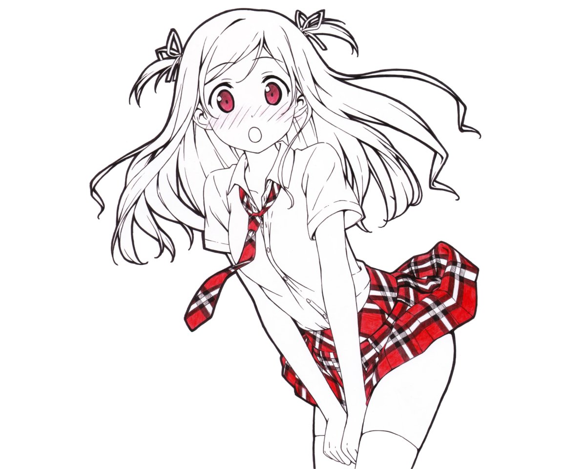 Рисунки аниме девушек