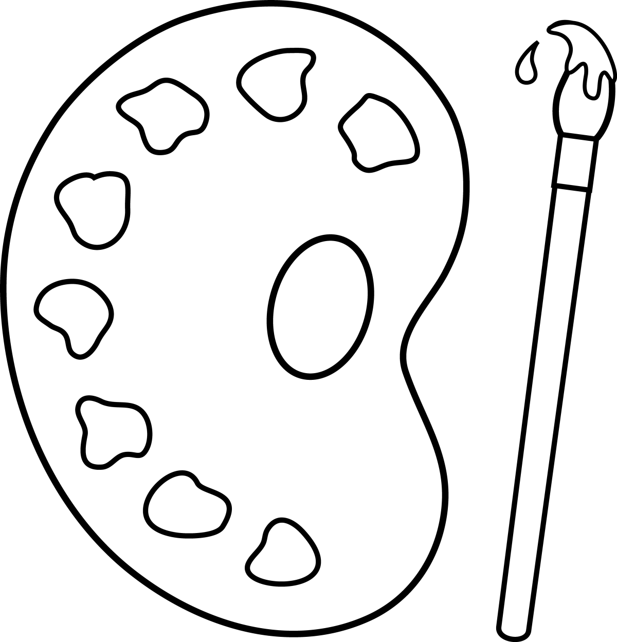 Палитра раскраска