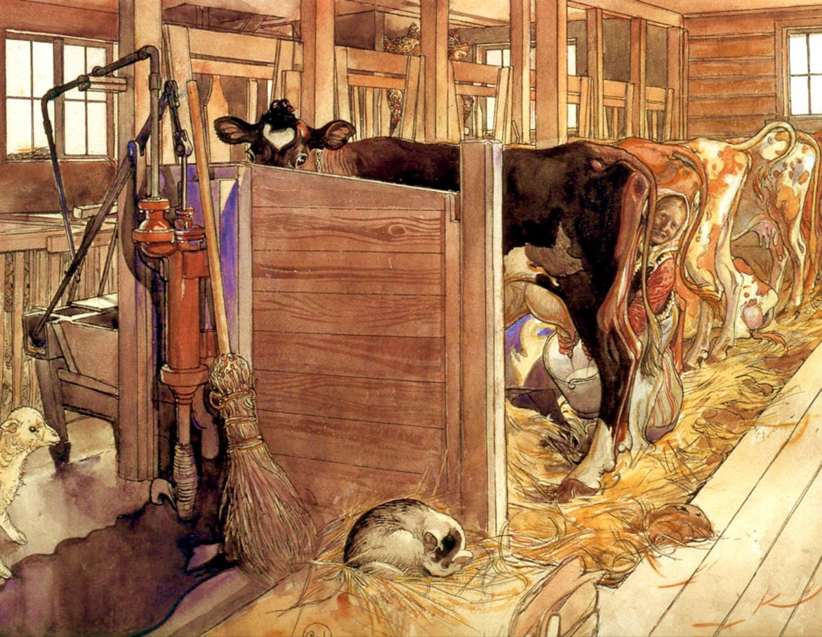 Финский художник Карл Ларсен