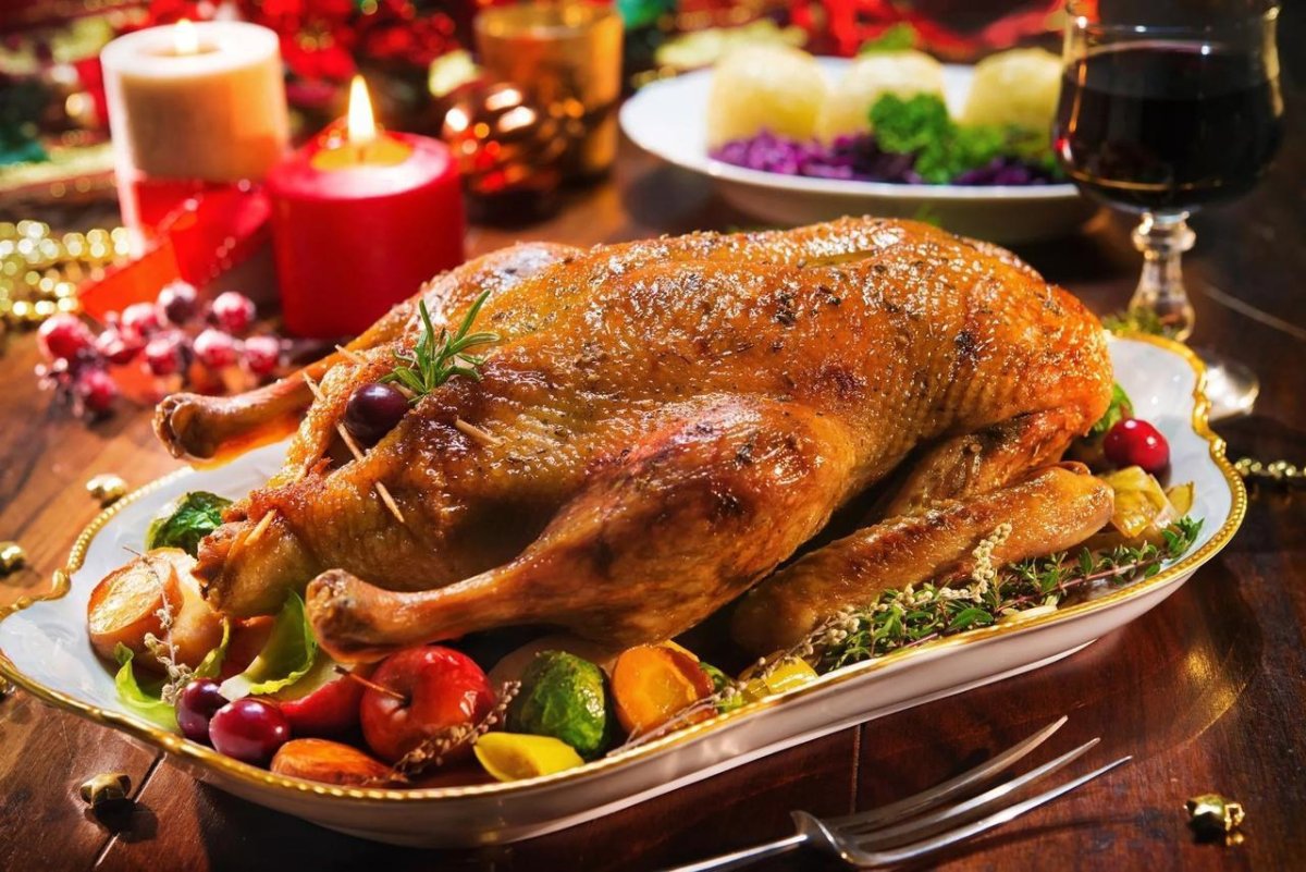 Гусь фаршированный