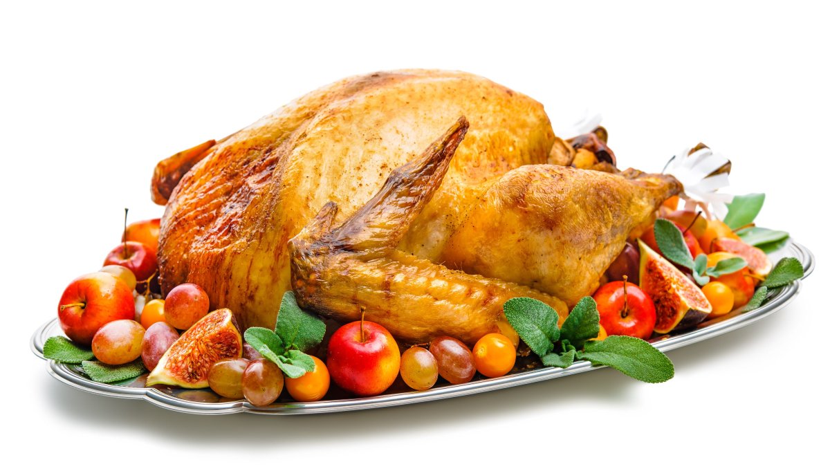 Жареный Гусь с яблоками