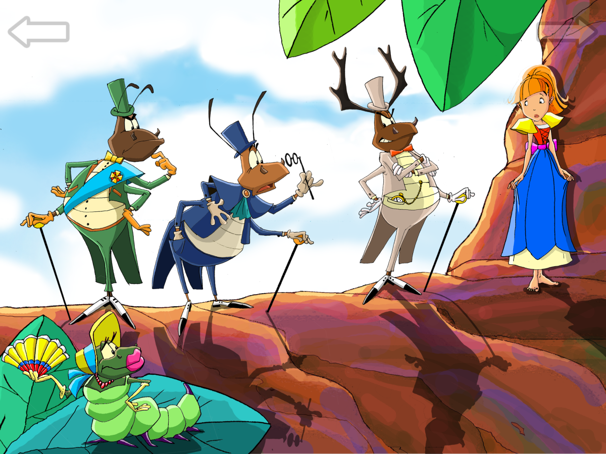 Дюймовочка и Жук