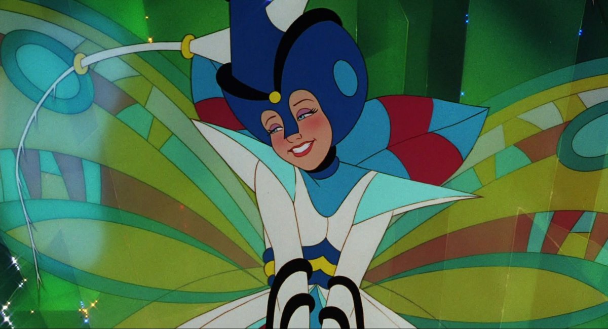 Дюймовочка раскраска Жук