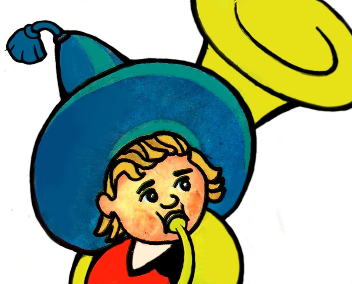 Шляпа и галстук Незнайки