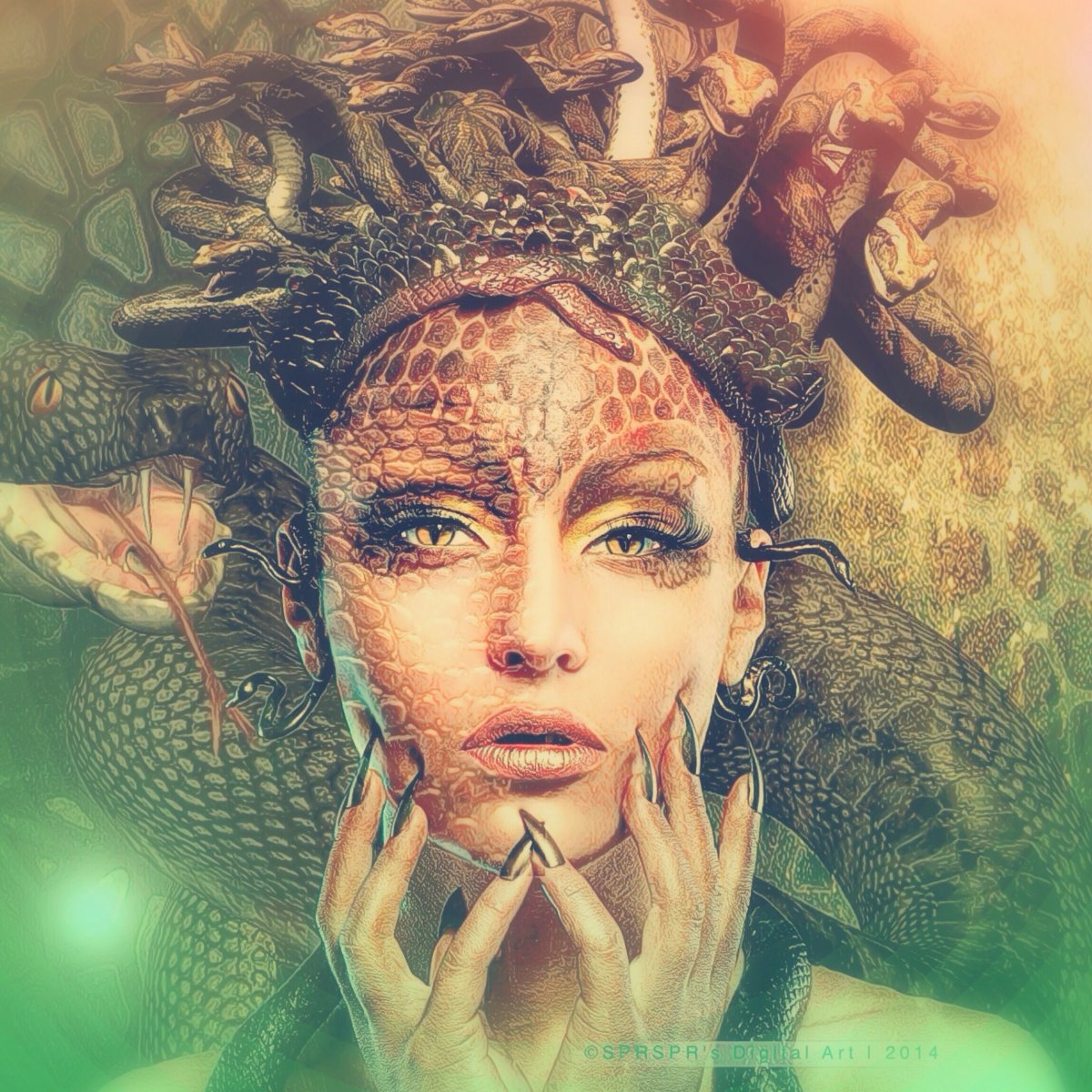 Медуза Горгона красотка