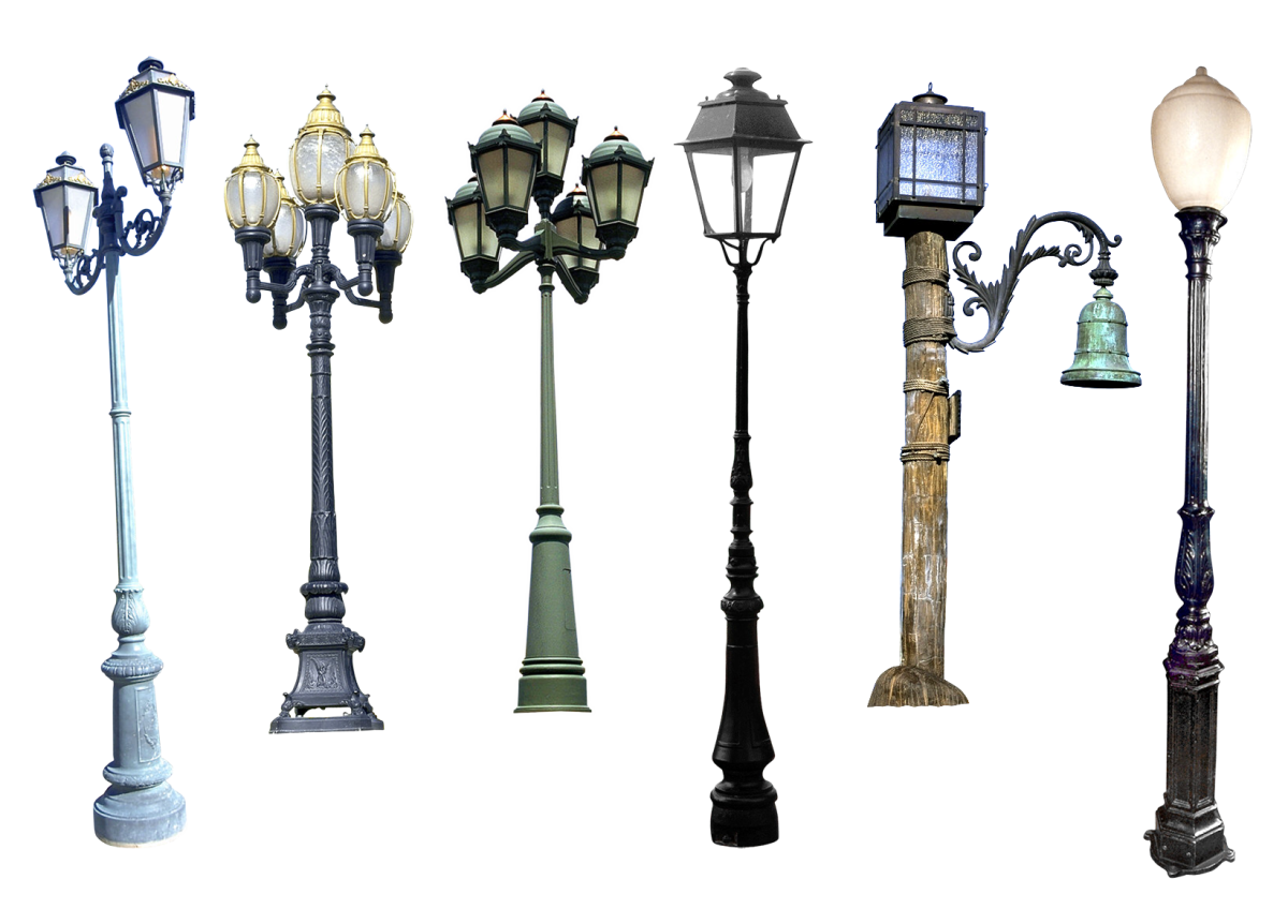 Старинные фонари на улицах