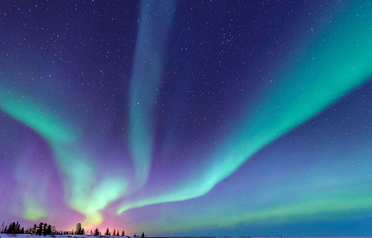 Северное сияние новый Уренгой