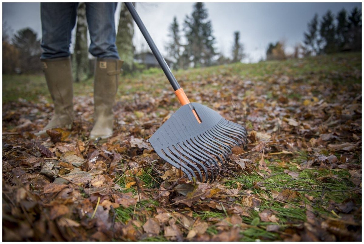 Нога наступает на грабли