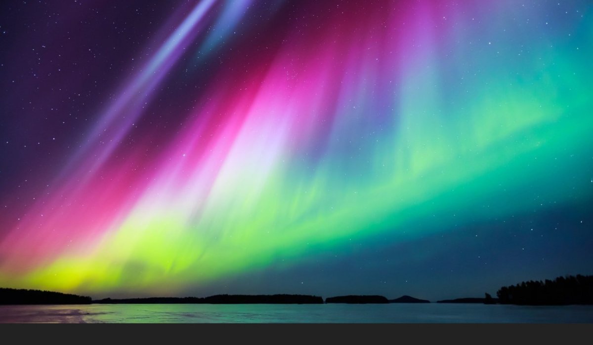 Северное сияние цвета