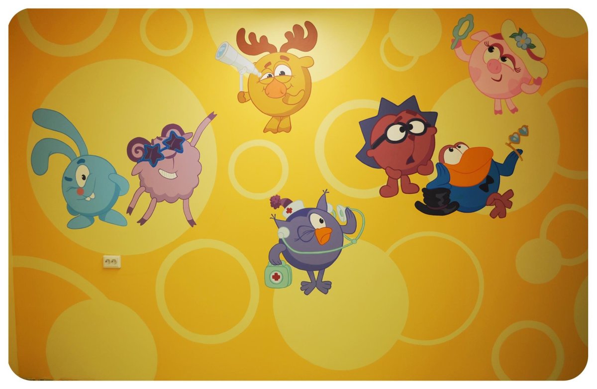 Коллаж из из смешариков