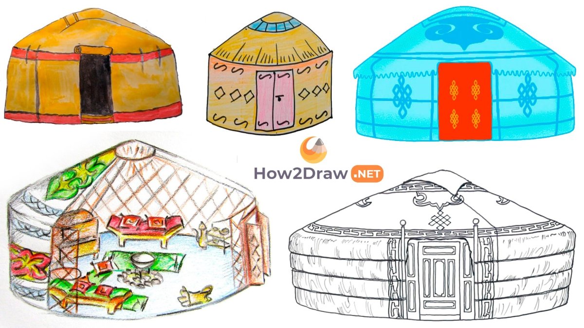 Казахская юрта Шанырак