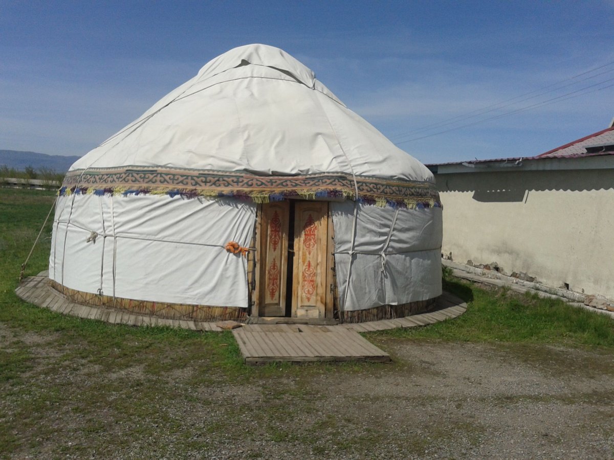 Казахская юрта убранство