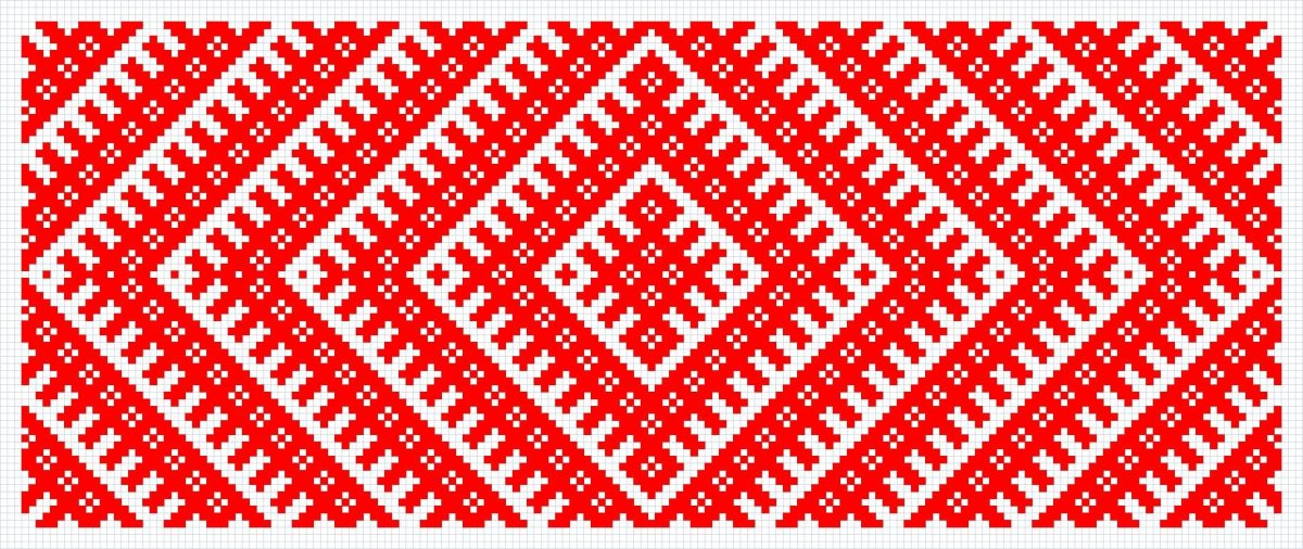 Рамка вышивка в народном стиле