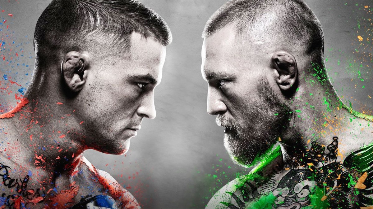 Конор vs Дастин битва взглядов