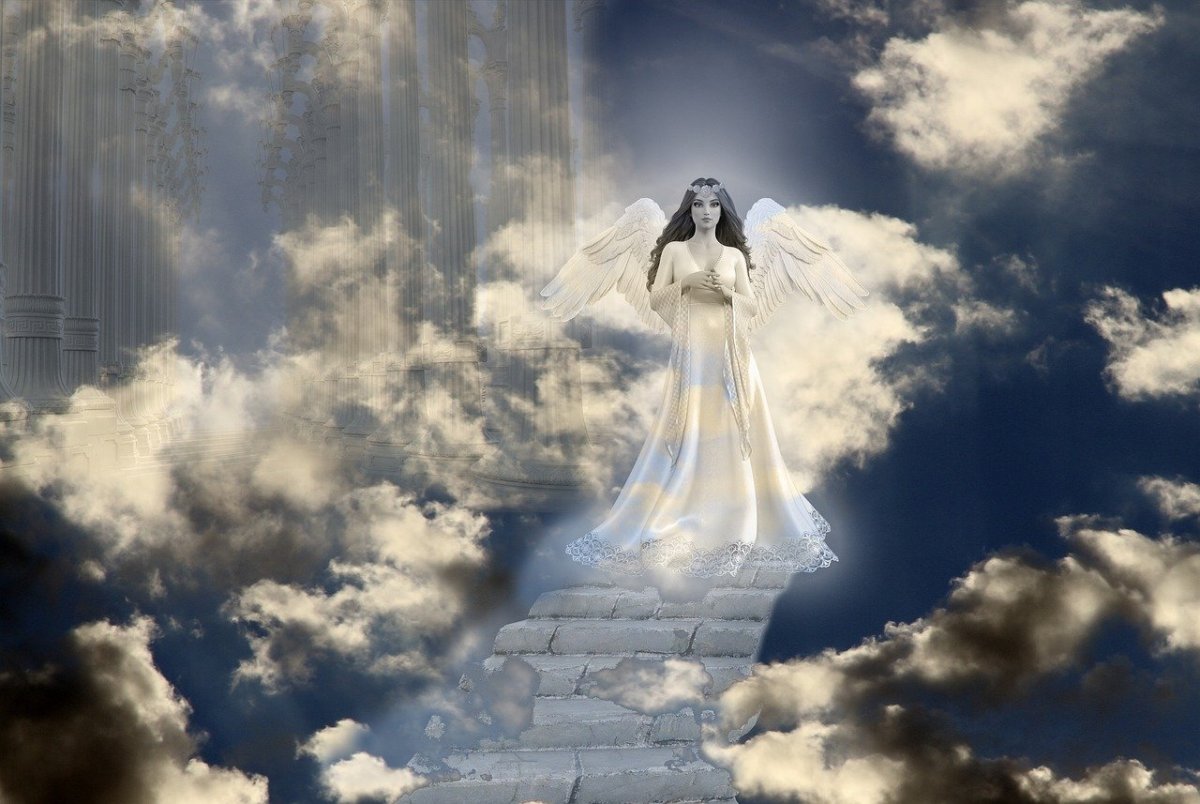 Картинки небеса и ангелы