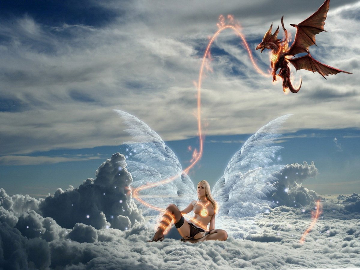 Ангел в небесах