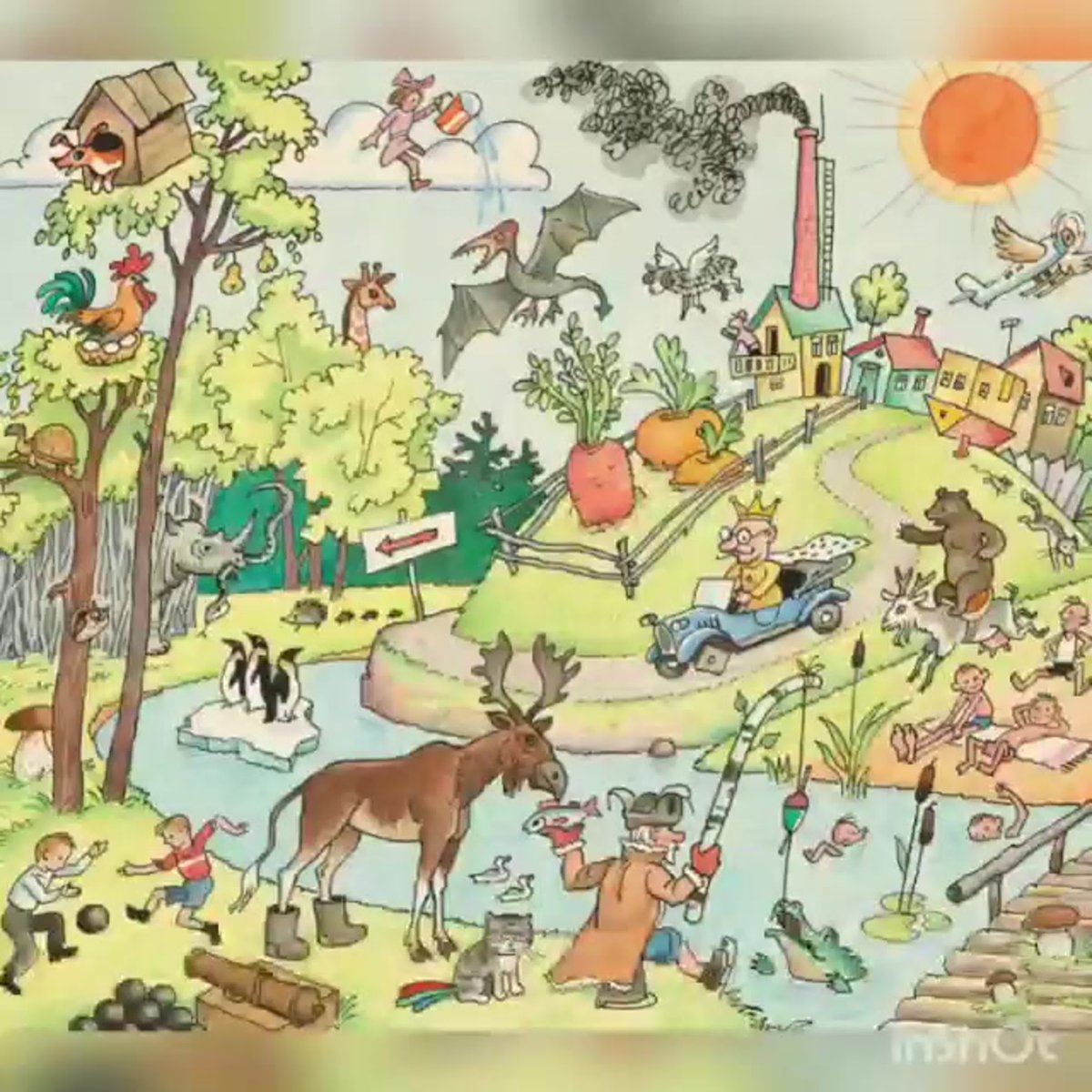 Небылицы в картинках для дошкольников