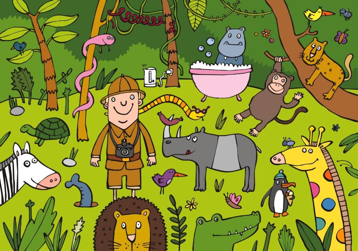 Медвежонок и пчелы