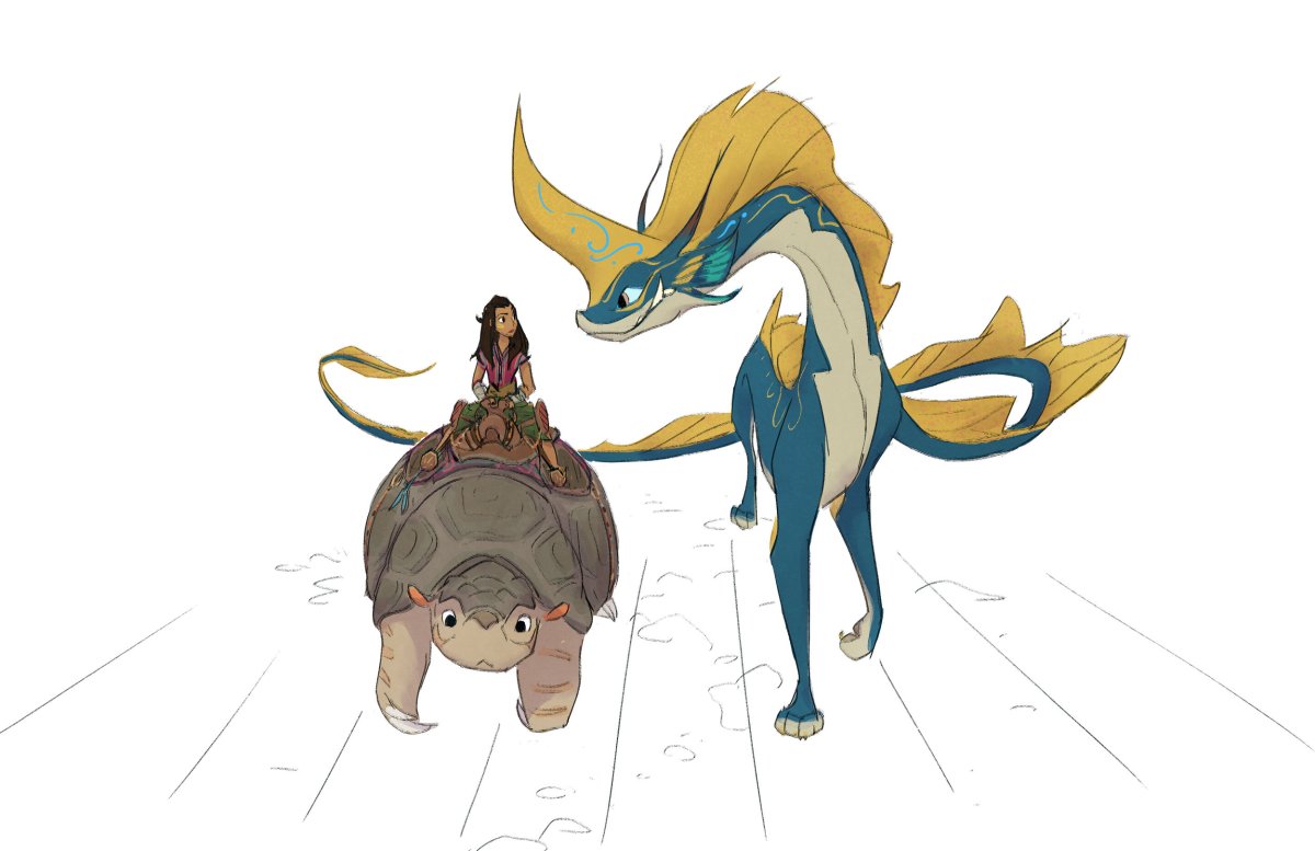 Райя и последний дракон концепт арт