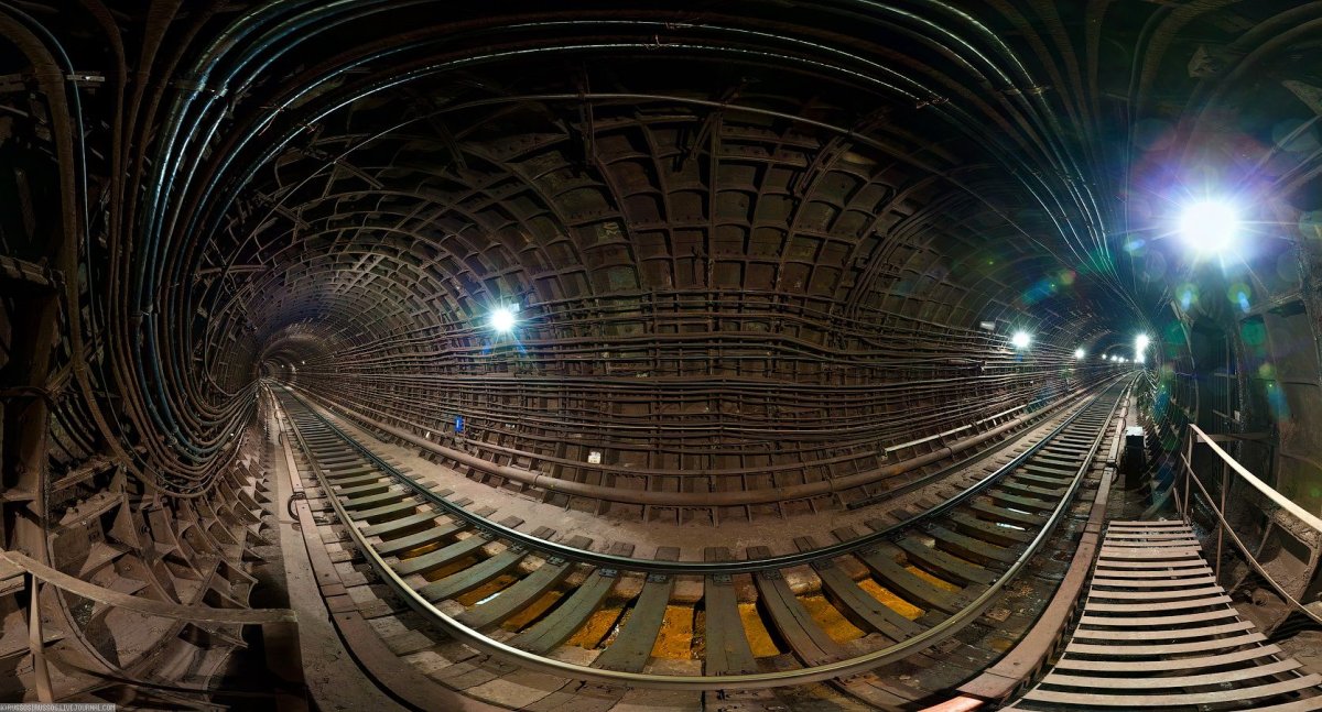 Московское метро тоннель станция