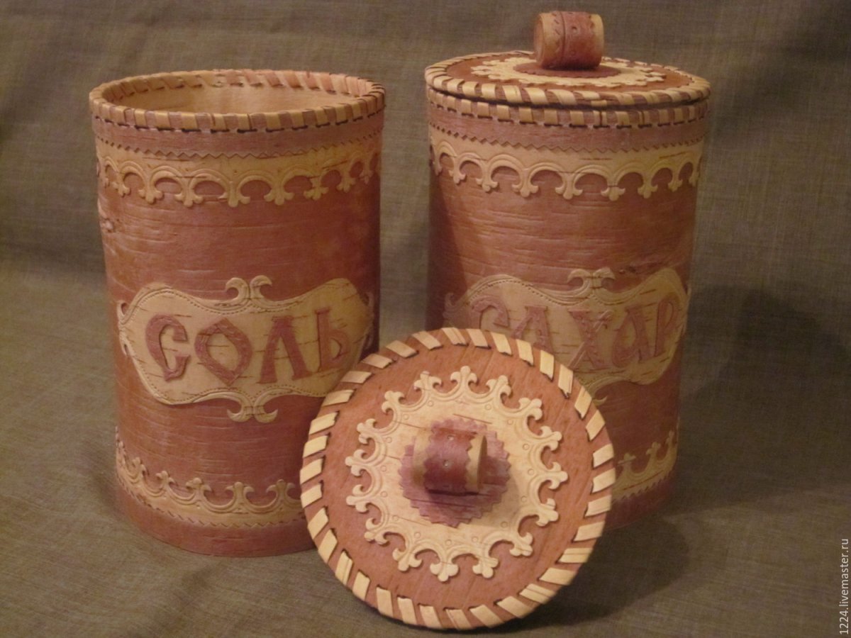 Туеса плетенка ,береста