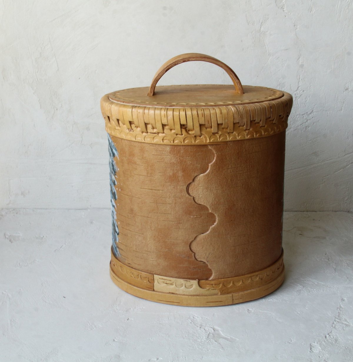 Мезень роспись туес