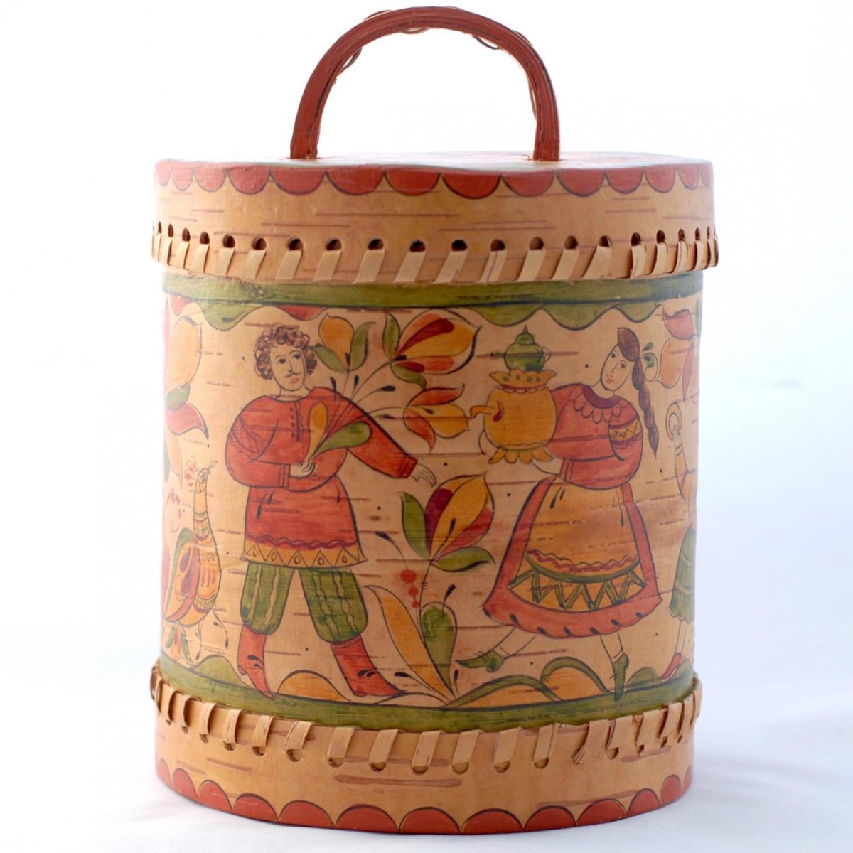 Берестяная шкатулка 'береста'