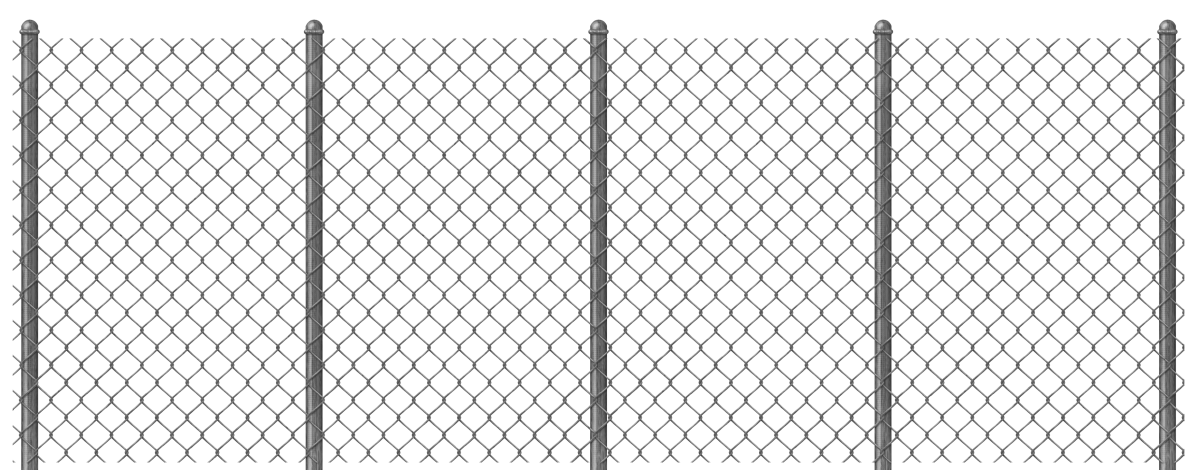 Сетка рабица на прозрачном фоне